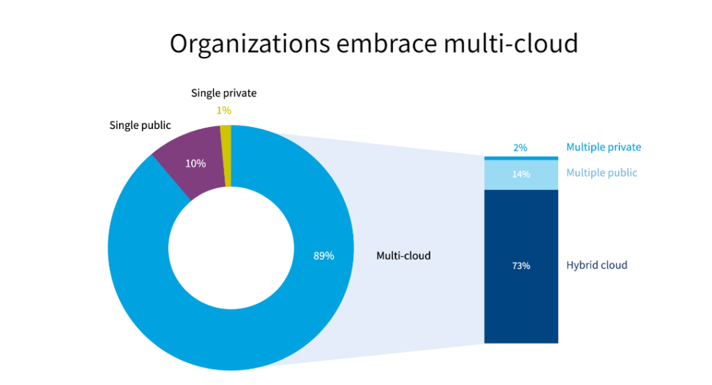 organizations embrace multi-cloud